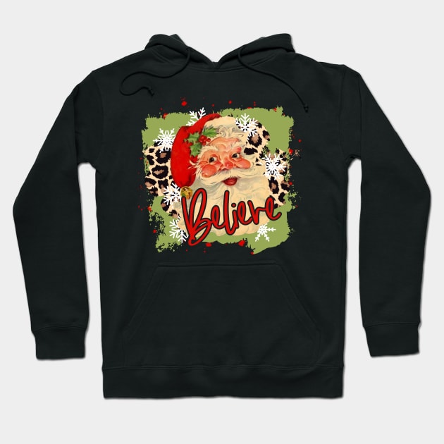 Vintage Santa Retro Christmas Hoodie by alcoshirts